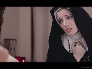 Sinful nun Mona Wales is near to eat wet pussy correctly at murky
